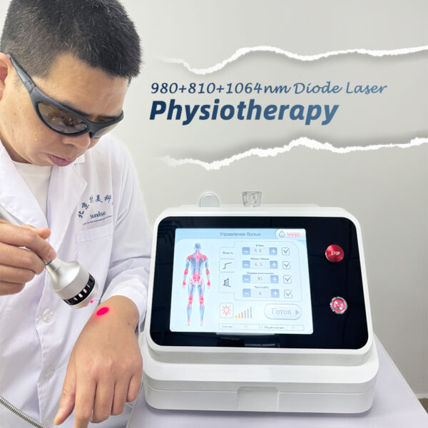 980nm+810nm+1064nm diode laser physiotherapy