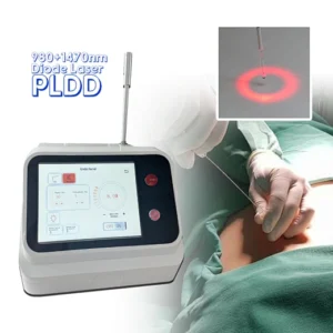980nm 1470nm Diode Laser for Hemorrhoids Surgery Skin EVLT PLDD Dental Percutaneous Laser Disc Decompression