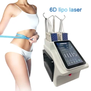 Salon 6 Wavelengths lipolaser 635nm 650nm Fat Reduce Machine 6D Lipo Laser Pads Cellulite Removal Machine