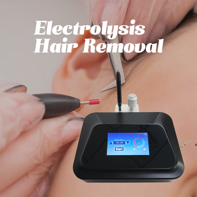 2 in 1 Dual Handles Electrolysis Needle Hair Removal RBS Electrolysis Machine