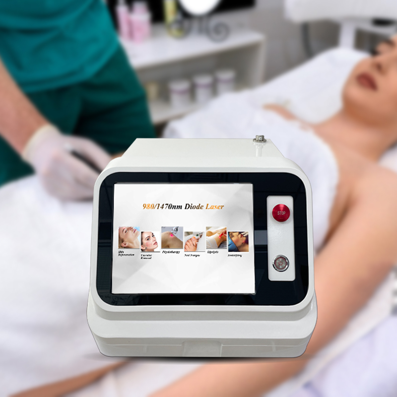 Skin Rejuvenation Facial Lift Lipolysis 980nm 1470nm Diode LaserFat Removal Vascular Removal Endolaser Machine - Image 2